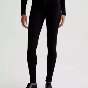 Adriano Goldschmied Women's Black Farah High-Rise Ankle Skinny Jeans Size 29